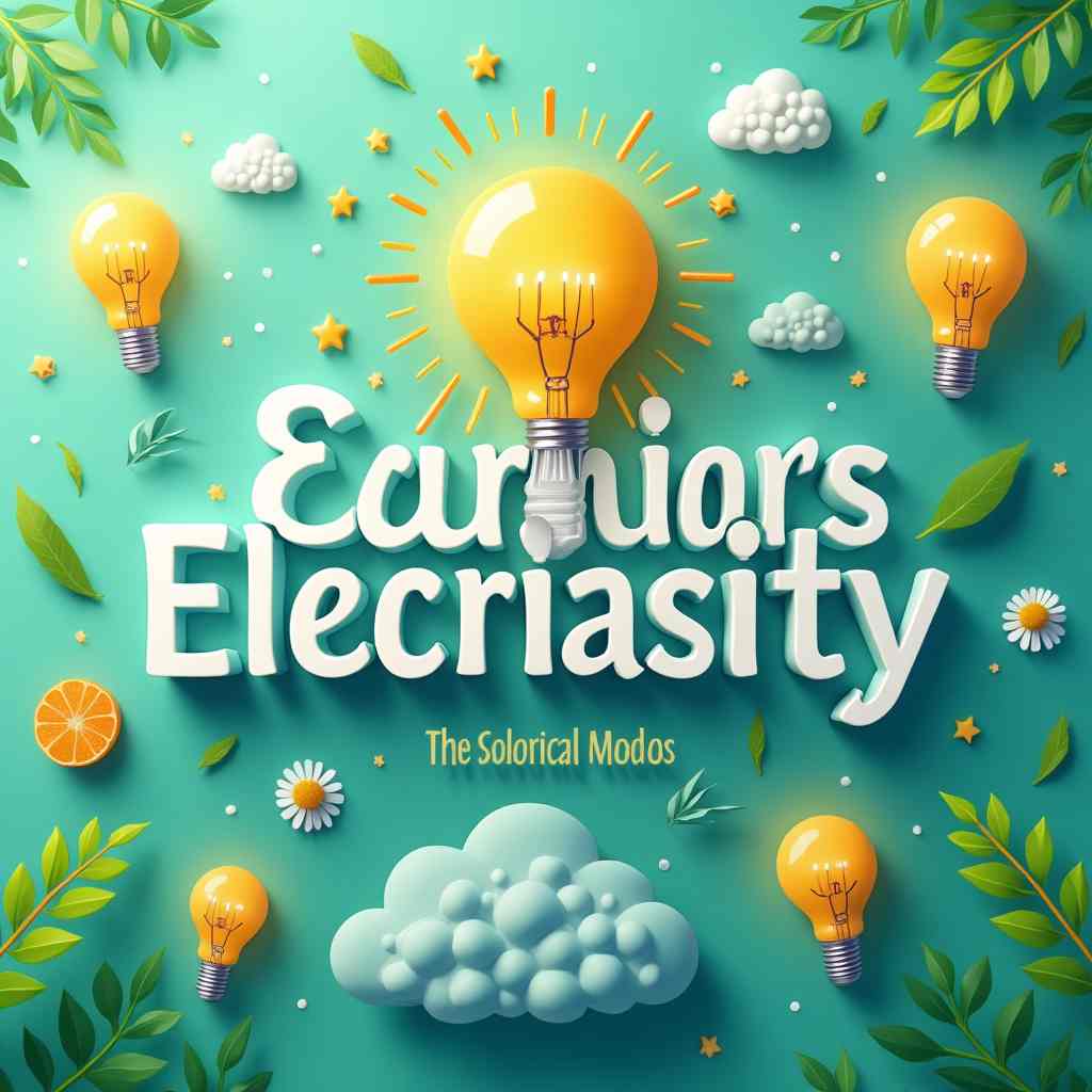 Creative design PSD file to conserve electricity